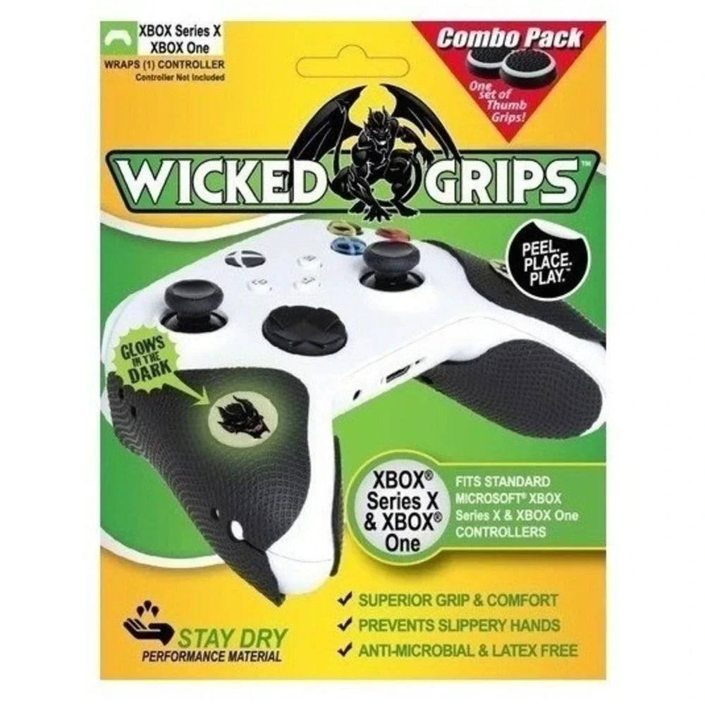 Xbox Accessory: Wicked Grips Controller and Thumb Grip Combo [New ] Xbox Seri